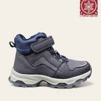 Детски боти за момче в син цвят с лепенка W585020 navy