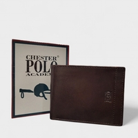 Мъжки портфрйл CHESTER POLO ACADEMY в кафяв цвят