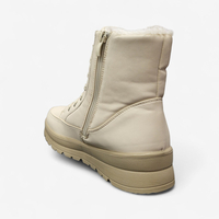 Дамски зимни боти с топъл хастар в бежово b1103-2 beige