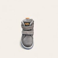 Детски боти за момче с цип и лепенки B30-2 grey
