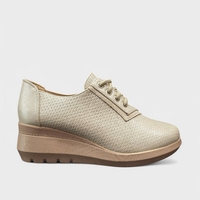 Дамски ежедневни обувки на платформа A2388-5 beige