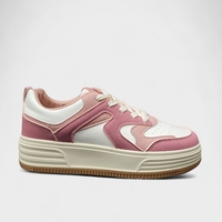 Дамски кецове с платформа в розово W586018 Pink