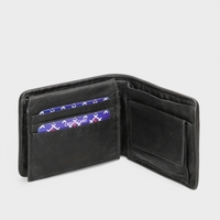 Mтжки портфейл от естествена кожа с винтидж ефект IN-1054 NERO
