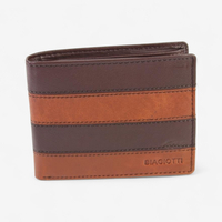 Mъжки портфейл пт естествена кожа в кафяв цвят марка Biagiotti модел: LB-7653-04 brown