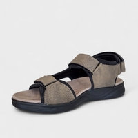 Мъжки сандали в цвят каки с велкро лепенки 2634-2 Khaki