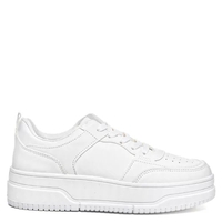 Дамски бели кецове с равна подметка W210052 white