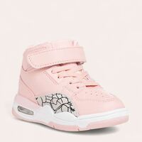 Детски високи кецове за момиче в розов цвят ZG-17 pink