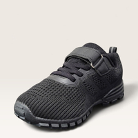 Детски маратонки с лепенка черни B601 black