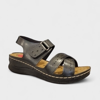 Дамски анатомични сандали в черно – Модел 712004 Black