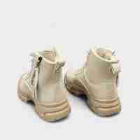 Спортни дамски боти в бежов цвят модел: F-51 beige