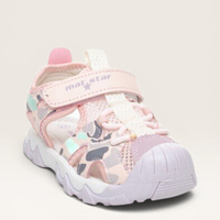 Детски сандали Mat Star с камуфлажен принт в розово W592009 pink