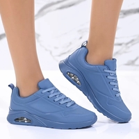 Сини дамски маратонки с въздушна камера D9157-8 Dark blue