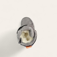 Детски боти за момче с цип и лепенки B30-2 grey