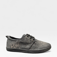 Мъжки текстилни кецове в черно 702-1 black
