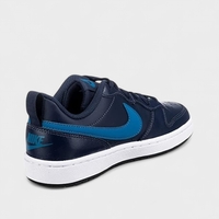 Юношески кецове от кожа в син цвят Nike Court brought low 2