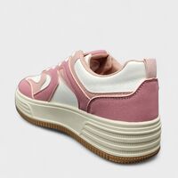 Дамски кецове с платформа в розово W586018 Pink