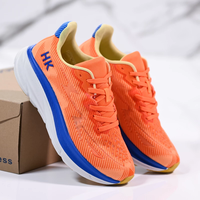 Мъжки оранжеви спортни маратонки HK – дишащи и леки | М9144-3 Orange