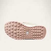 Детски маратонки в розово със златист акцент и велкро лепенка – W014295 Pink
