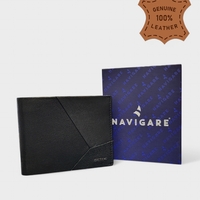 Мъжки портфейл портмоне от естествена кожа марка Navigare PF833-1 nero