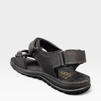 Мъжки кожени чехли в черно HM086-1 black