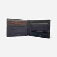 Мъжки портфейл от естствена кожа в син цвят марка Valentini модел: 306992 синьо