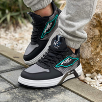Мъжки кецове в черно и сиво 8812 black/grey
