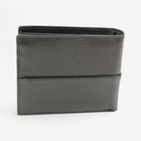 Мъжки портфейл от естествена кожа в черно модел: 8828-129