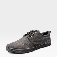 Мъжки текстилни кецове в черно 702-1 black