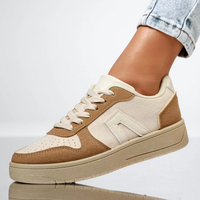 Дамски кецове в бежов цвят модел: Abc-365 khaki