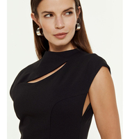 Dress with slit