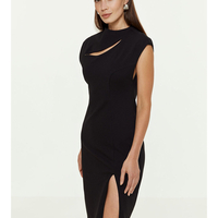 Dress with slit