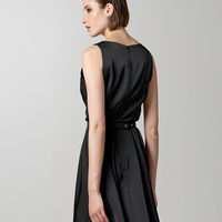 Mini dress with crystal belt