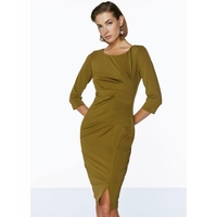 Midi dress in pesto