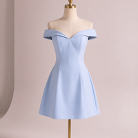 Baby blue dress