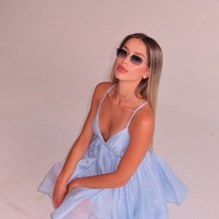 Ella Mini Dress – Blue