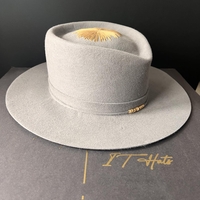 Grey handmade hat