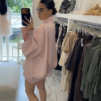 Pink Satin Blazer