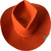 Orange handmade hat