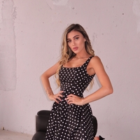 Dress with dots