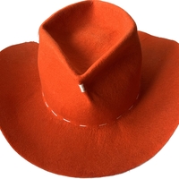 Orange handmade hat