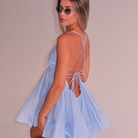 Ella Mini Dress – Blue