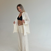 Linen white set