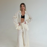 Linen white set
