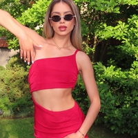 Tropez red dress