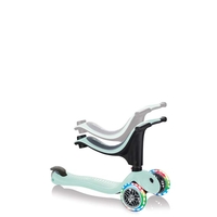 Тротинетка Globber 4 в 1 GO UP Sporty Lights - Ментово зелено