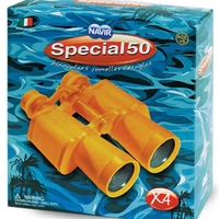 Бинокъл за деца с калъф NAVIR Special 50, жълт