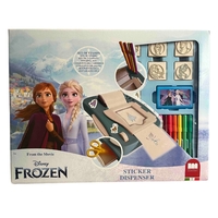 Креативен комплект "Frozen 2" с машина за стикери и аксесоари