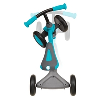 Колело за баланс Globber Learning bike 3 в 1 Deluxe – синьо-зелено