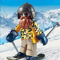 Детски конструктор Playmobil, Скиор със ски