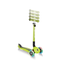 Тротинетка с родителски контрол 5 в 1, GO UP Deluxe Lights - Зелена